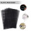 6 Pcs Hook Mesh Sheet Create Black Wire Cup Coasters 6