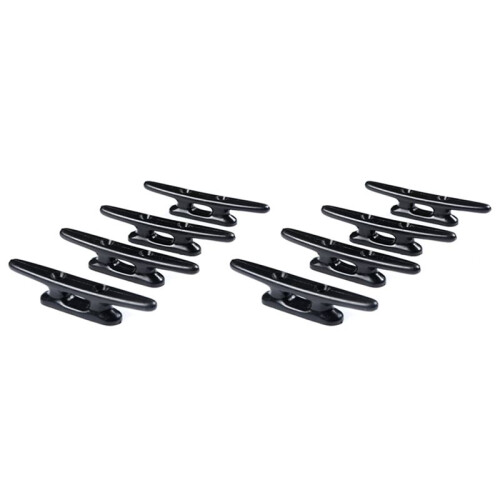 8 Pacote de 4 Polegadas Chuteiras de  Pretas Chuteiras de Caiaque Chuteiras de Doca   Caiaque Canoa Chuteiras Pretas Fortes de Náilon