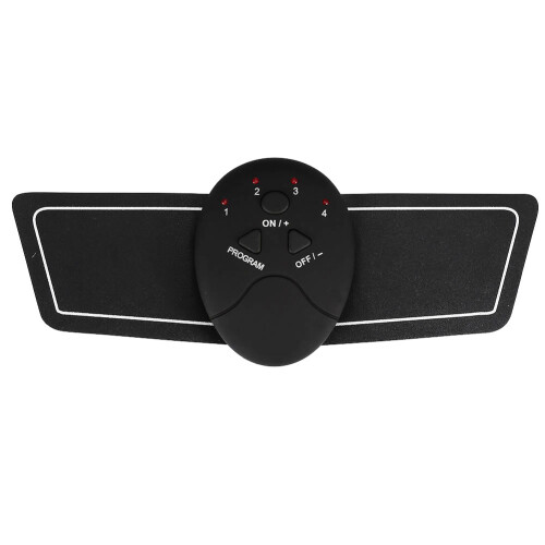 Wireless EMS Body Shaping Patch Kit - Black, Size 17.5x18.5cm 1