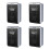 2X Lock Box 4 Digit Combination Box Weather Resistant Key Hider with Resettable Code Key Storage Wall Mounted 1