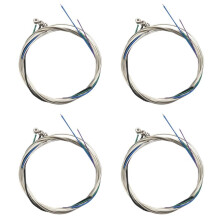 4X V70 Viola Saiten Nickel Chrom Wunde ADGC Full Set Draht End