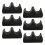 12Pcs Black Plastic Calligraphy Brush Rack Durable Pen Stand for Home 2