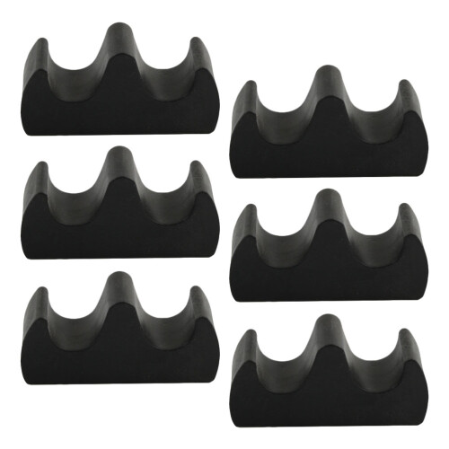 12Pcs Black Plastic Calligraphy Brush Rack Durable Pen Stand for Home 1