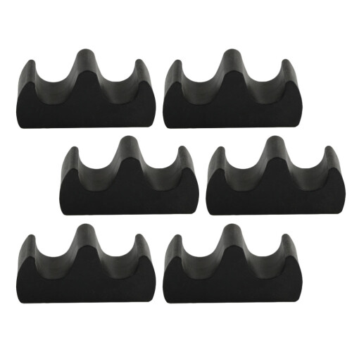 12Pcs Black Plastic Calligraphy Brush Rack Durable Pen Stand for Home 2