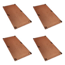 4X para RTX 3060 3080 3090 Placa de Fundo de Cobre Puro Dissipador de Calor Placa Gráfica Radiador Auxiliar 90X180MM (4 Mm)
