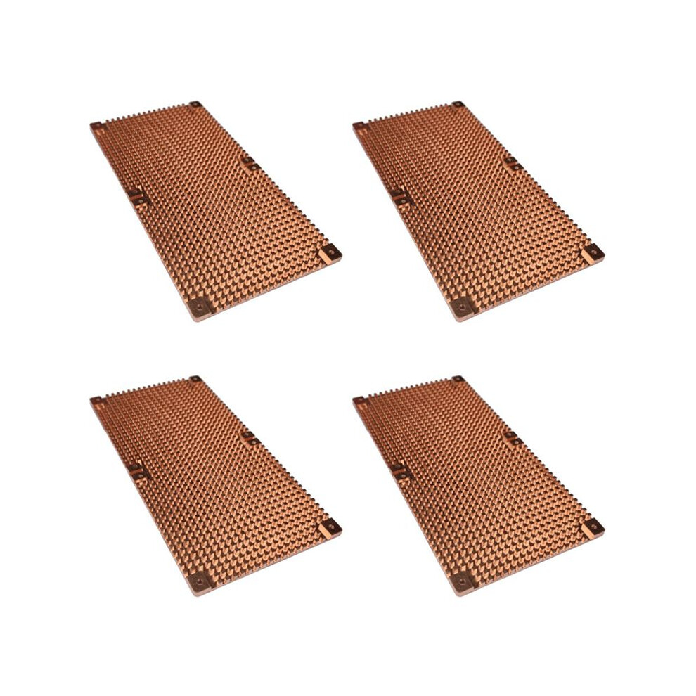 Photos - Computer Cooling 4X for RTX 3060 3080 3090 Backplane Pure Copper Heat Sink Card Memory Auxiliary Radiator 90X180MM(4mm)