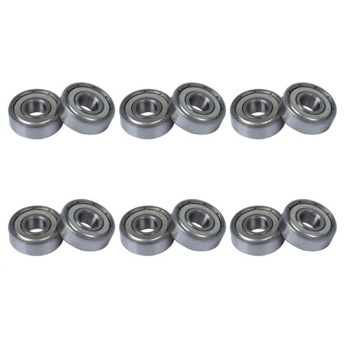12 Pcs Blindage Unique 608Z Miniature Roulements Rigides A Billes