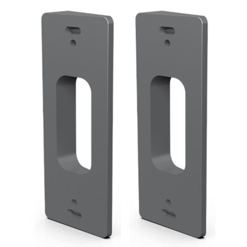 2X Support de Sonnette à Angle Réglable pour Sonnette Vidéo Ring Support de Sonnette Domestique Réglable (Gauche et Droite)