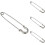 100 PCS 4 Inch Large Metal Safety Pin 1