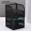 3-Drawer Metal Mesh Desk Organizer - Black 3