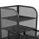 3-Drawer Metal Mesh Desk Organizer - Black 12