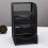 3-Drawer Metal Mesh Desk Organizer - Black 8