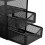 3-Drawer Metal Mesh Desk Organizer - Black 6