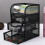 3-Drawer Metal Mesh Desk Organizer - Black 11