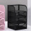 3-Drawer Metal Mesh Desk Organizer - Black 14