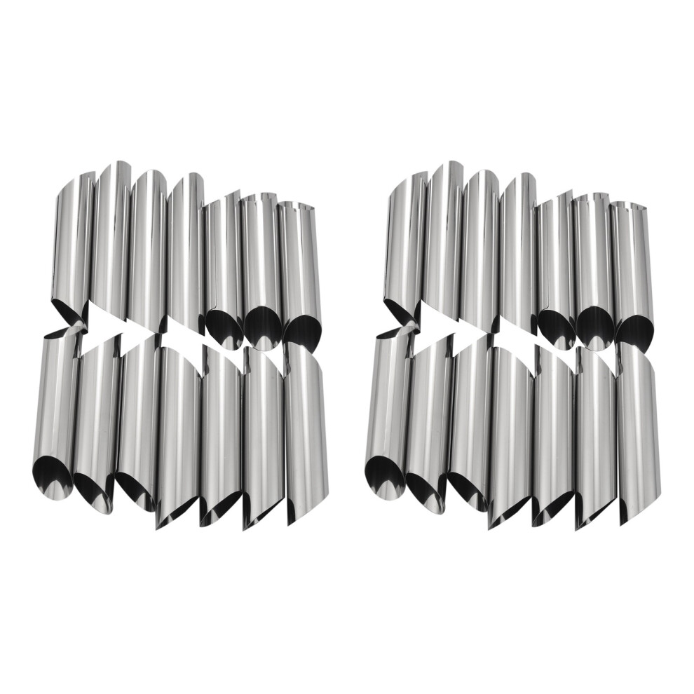 Set Of 28 430 Stainless Steel Tubes Cannoli Pastry Forms Molds-5 Inch 6033823937509