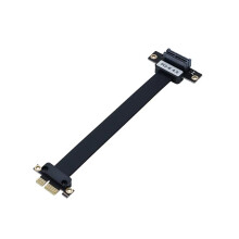 Scheda Riser PCIE X1 Extender da 20 cm Cavo A Nastro di Estensione PCI Express 4.0 X1 A X1 da 16 Gbps Scheda Riser PCIE 1X Computer A