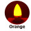 4X E14 LED Color Candle Tip Bulb, Color Candle Light,Red 4