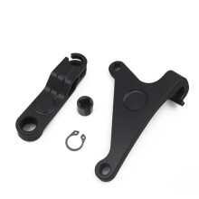 Motorcycle Clutch Arm Extension Clutch Lever Bracket Kit for Tenere 700 XTZ 700 2019-2024 MT07 FZ07 R7 Black