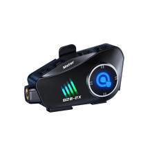 Casque de Moto Q28-2X avec , Enregistreur de Conduite HD 1080P, Caméra Sans Fil, Appels et Enregistrement Vidéo, B