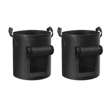 2 Pcs Potato Planting Bags, Garden Planting Bags with Reinforced Handles, Thickened Non-Woven Planters