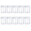 10Pcs Clear Empty Face Cream Box Compact Travel Cosmetic Sample Holder 3