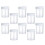 10Pcs Clear Empty Face Cream Box Compact Travel Cosmetic Sample Holder 5