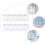 10Pcs Clear Empty Face Cream Box Compact Travel Cosmetic Sample Holder 6