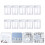 10Pcs Clear Empty Face Cream Box Compact Travel Cosmetic Sample Holder 7