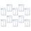 10Pcs Clear Empty Face Cream Box Compact Travel Cosmetic Sample Holder 8