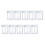10Pcs Clear Empty Face Cream Box Compact Travel Cosmetic Sample Holder 11