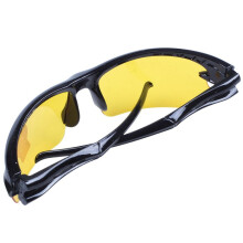 5X Black Rahmen Gelb Nachtsichtblatt im Freien Radfahren Sonnenbrille