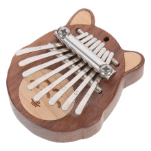 1Set Compacte Walnoot Kalimba, Muzikaal Speelgoed Met Helder Geluid
