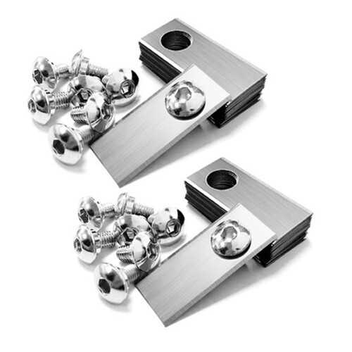 60PCS Robot Mower Replacement Blade Anti-Rust Durable Mower Cutter for MIIMO Robot Single Hole Lawn Mower Blade