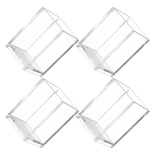 4St Stevige Acryl Pennenhouder, Decoratief En Functioneel Voor 1