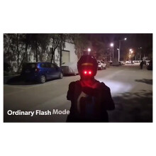 Luce LED per Casco da Moto, Luce Lampeggiante per Casco da Ciclista, Luce di Avvertimento, Luce Lampeggiante Notturna per Veicoli Elettrici
