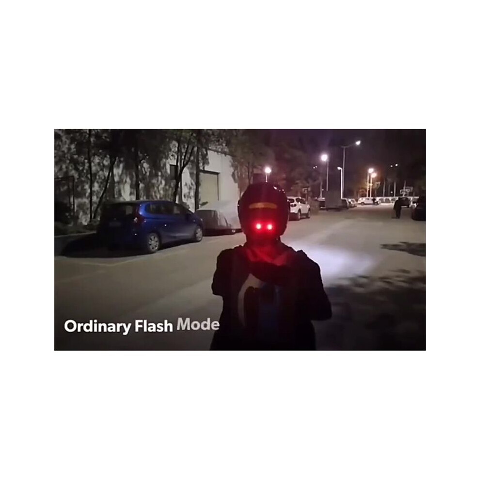 Led Motorcycle Helmet Cycling Helmet Flashing Warning Electric Vehicle Night Flashing Light 6032383906123