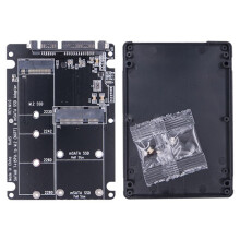 2 in 1 M.2 NGFF SSD to 3.0 Adapter Converter Case Enclosure 6Gbps SSD Case Support 2230 2242 2260 2280 SSD