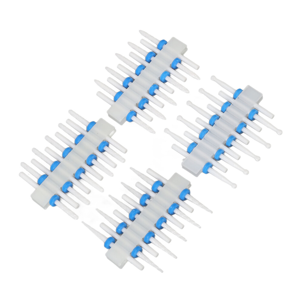 40Pcs Nail Drill Bits with Holder - Ceramic Set