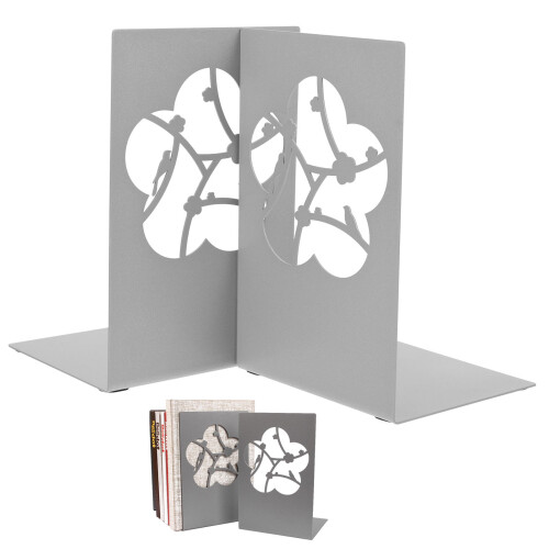 2Stk. Multifunktionale Buchstützen Dekorative Buchhalter Dateiablage 2
