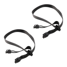 2Pcs PCI Express 8Pin to Dual 6+2Pin Power Supply Cable PCIe 8 Pin 1 to 2 Spliter Cable for RM/HX/CX-M Series