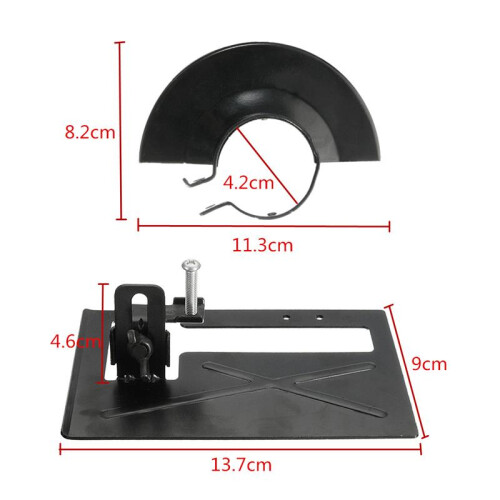 Variable Angle Grinder Cutting Machine Conversion Tool Angle Grinder Holder Safety Shield DIY Tools For Woodworking(With Case) 2
