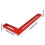 Carpenter Square L-Shape Aluminum 160mm/6.3in Red 2