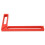 Carpenter Square L-Shape Aluminum 160mm/6.3in Red 3