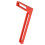 Carpenter Square L-Shape Aluminum 160mm/6.3in Red 14