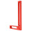 Carpenter Square L-Shape Aluminum 160mm/6.3in Red 8