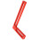 Carpenter Square L-Shape Aluminum 160mm/6.3in Red 7
