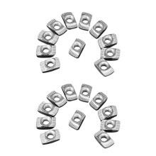 200 Pcs M5 Ecrou de Marteau Connecteur en Aluminium en Acier Au Carbone T Attache Ecrou Coulissant