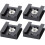 Cold Shoe Mount Aluminum Adapter Bracket Hot Shoe with 1/4 Thread for Camera Cage Flash Shoe Mount(4 PCS) 1