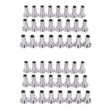 Stainless Steel Protector Sleeves for 1/8 Inch Cable Railing, Wood Posts, DIY Balustrade T316 Marine Grade 48 Pack